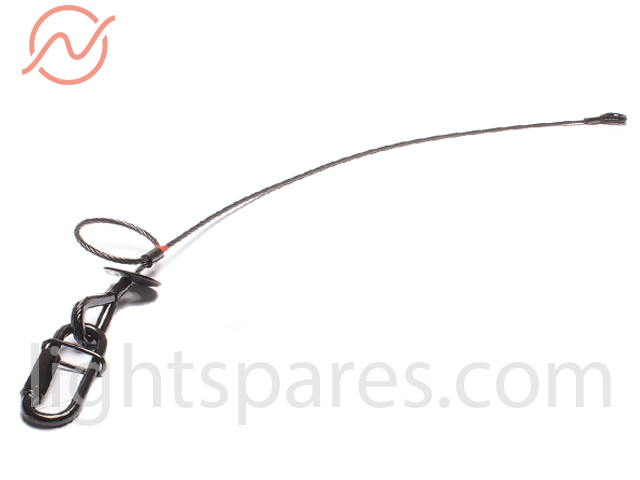 Major - Sicherungsseil Saveking 3mm, 60cm, schwarz