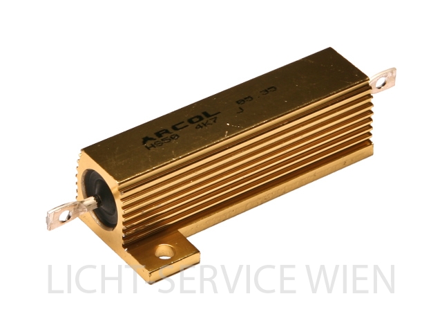 Widerstand 50W Aluminium 4K7