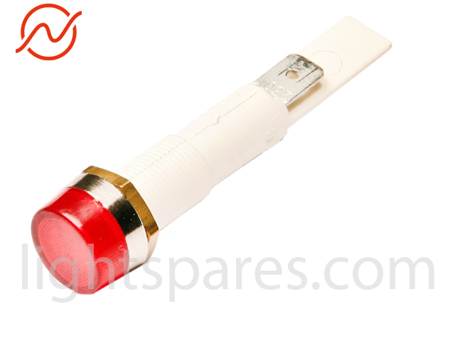 Glimmlampe Phasenanzeige 230V, orange 13mm