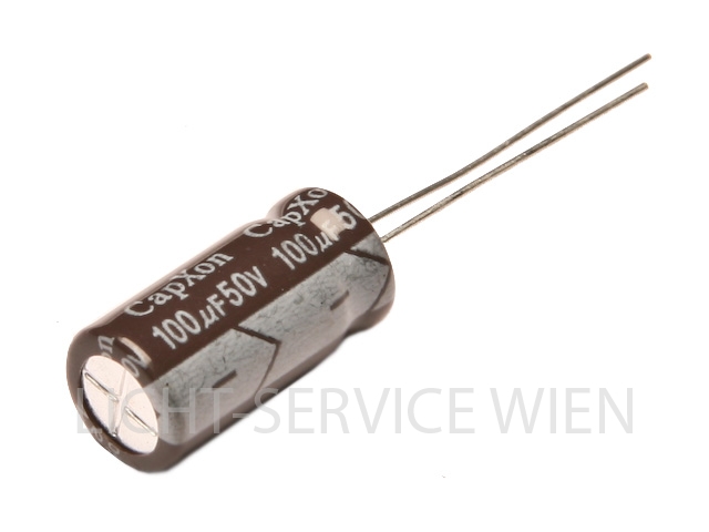 Kondensator - ELKO 50V /  100uF