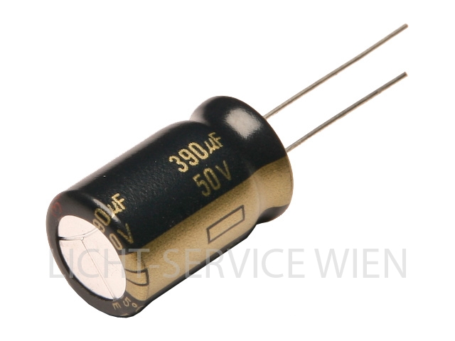 Kondensator - ELKO 50V / 390uF