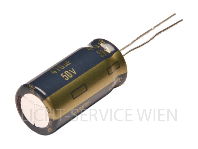 Kondensator - ELKO 50V /  470uF