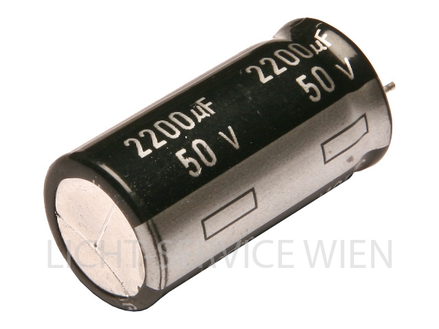 Kondensator - ELKO 50V / 2200uF