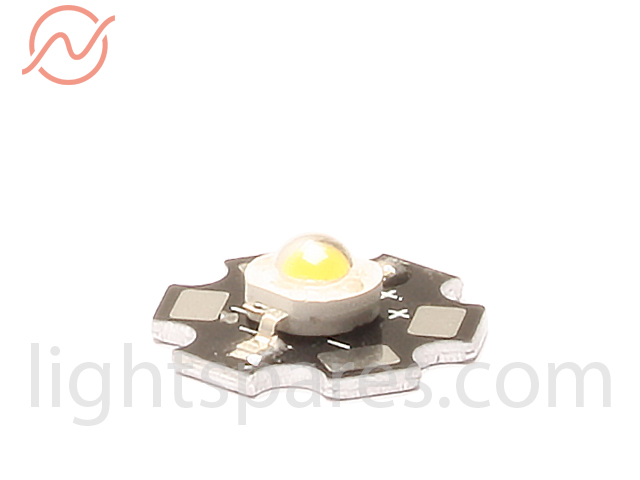 LED Highpower Led 3W warmweiß 3200K 160 Lumen 140°