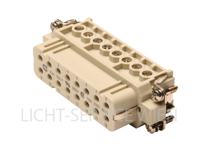 Stecker - Harting HAN 16 A Buchseneinsatz