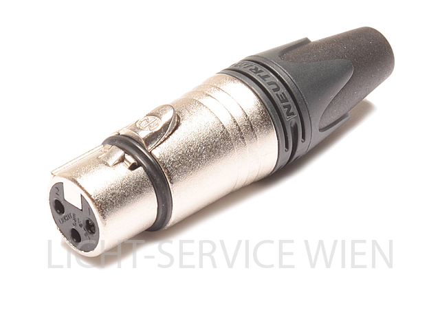 Stecker - XLR 3pol silber, NC3FX, Kabelbuchse