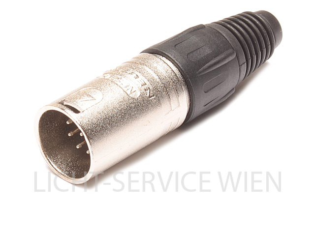 Stecker - XLR 7pol silber, NC7MX, Kabelstecker