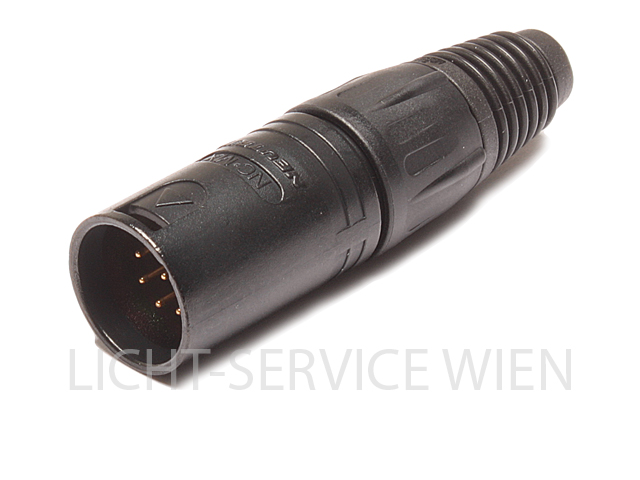 Stecker - XLR 7pol schwarz, NC7MX-B, Kabelstecker